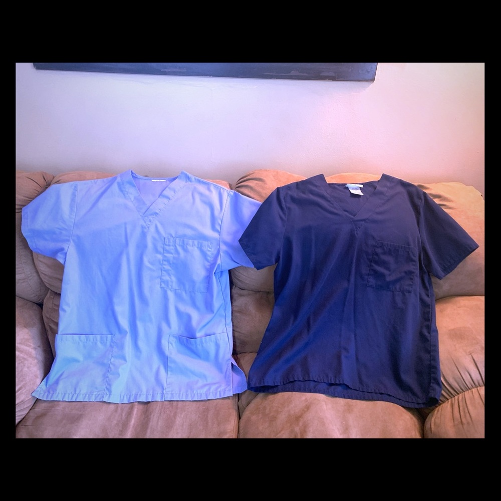 2 size small scrub tops